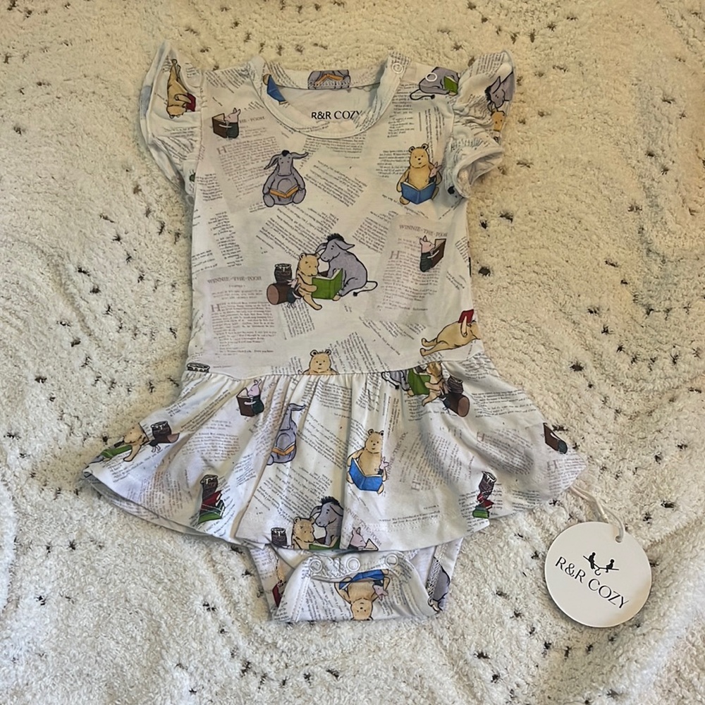 R&R Cozy Bamboo Bodysuit Twirl